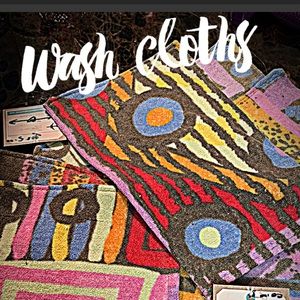 Handmade reusable  wash cloths ! Terry cloth custom made to order besides 6*6 in